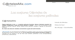 Desktop Screenshot of cartelesmix.com